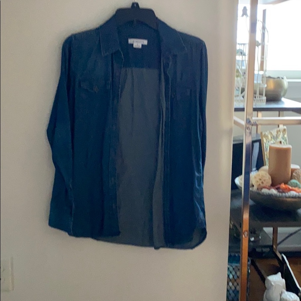Denim long sleeve shirt